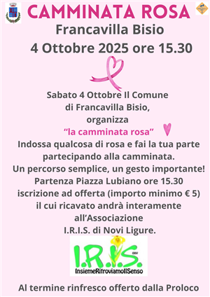 Camminata rosa